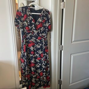 Made well floral wrap dress